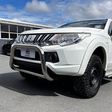 Nudge Bar (Compatible Front Sensors) Mitsubishi Triton 2005-2015 Chrome