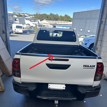 Tailgate Cover Toyota Hilux 2015-2020 Textured Black