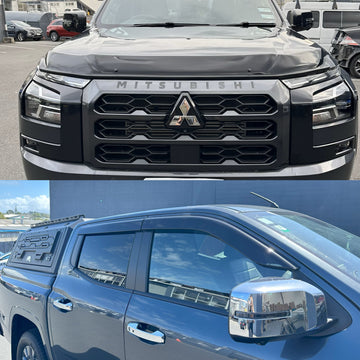Monsoon and Bonnet Guard Aftermarket Style Mitsubishi Triton 2024+
