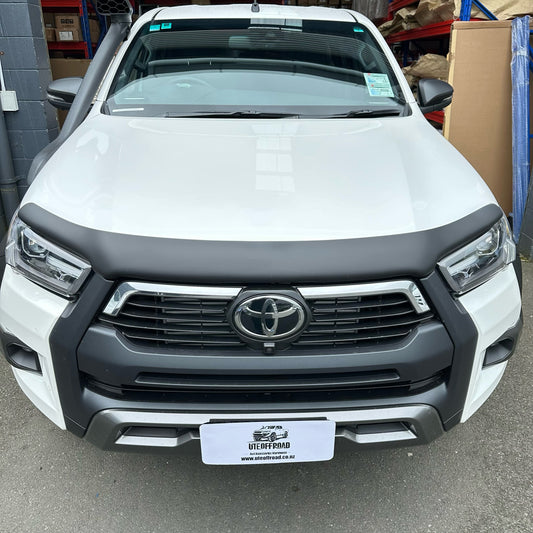 Monsoon and Bonnet Guard Toyota Hilux 2021+ Matte Black