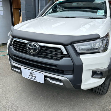 Bonnet Guard Matte Black and Monsoon Toyota Hilux 2021-2025