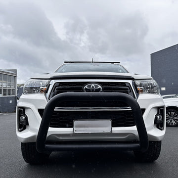 Stainless Steel Nudge Bar Toyota Hilux 2015-2020 Matte Black