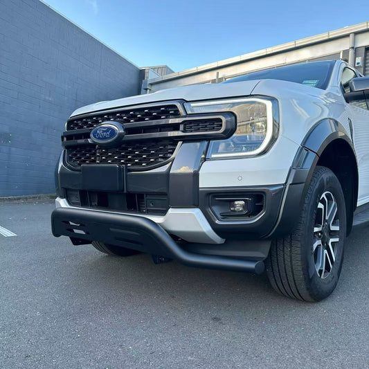 Stainless Steel Nudge bar Ford Ranger 2022+ /Everest 2022+ Black Q1