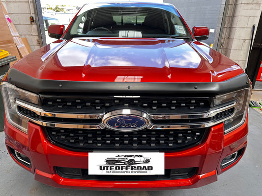 Monsoon and Bonnet Guard Matte Black Ford Ranger Next Gen 2022+
