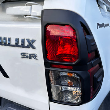 Taillight Covers Toyota Hilux 2021-2025 SR Matte Black