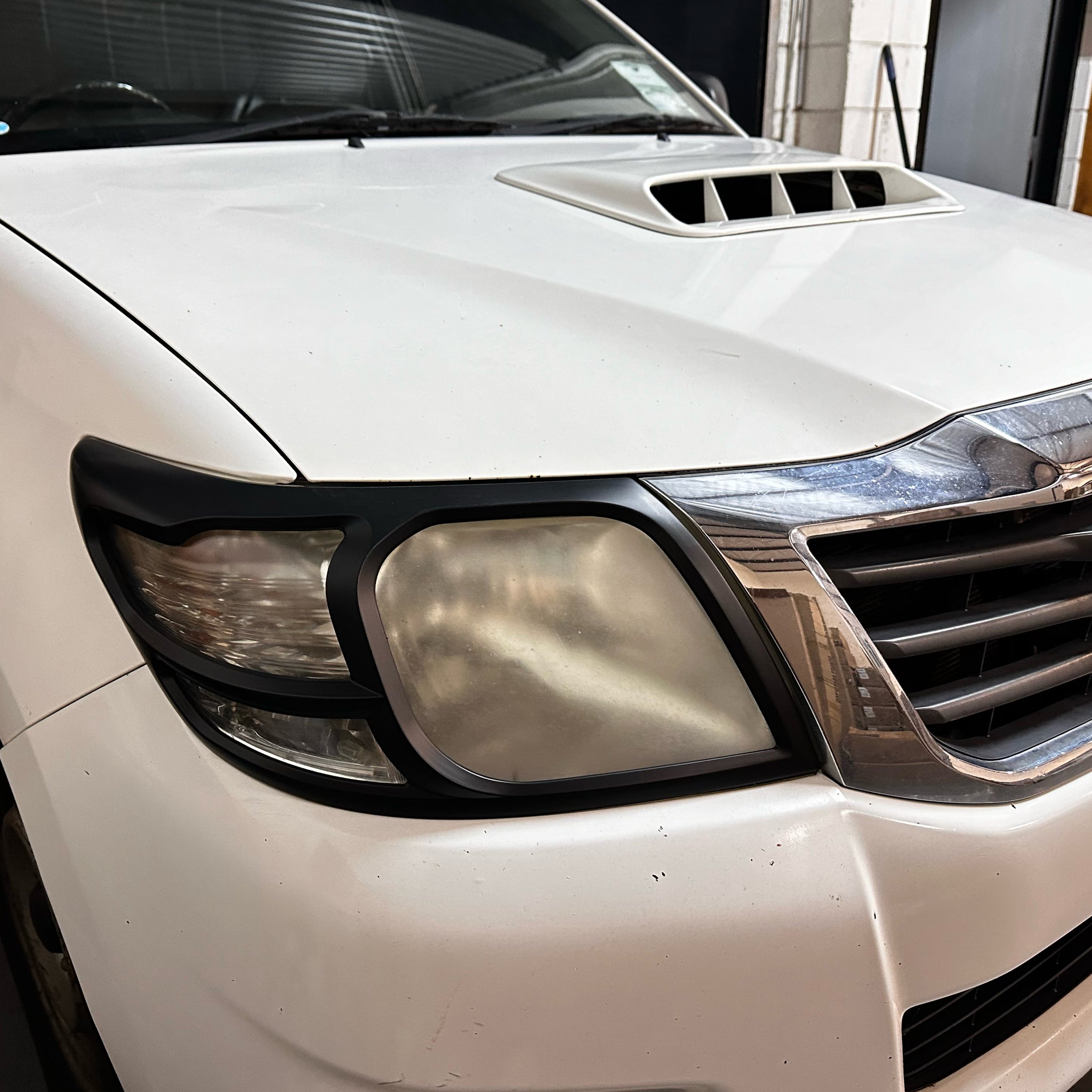 Headlight Covers Toyota Vigo 2012-2015 Matte Black
