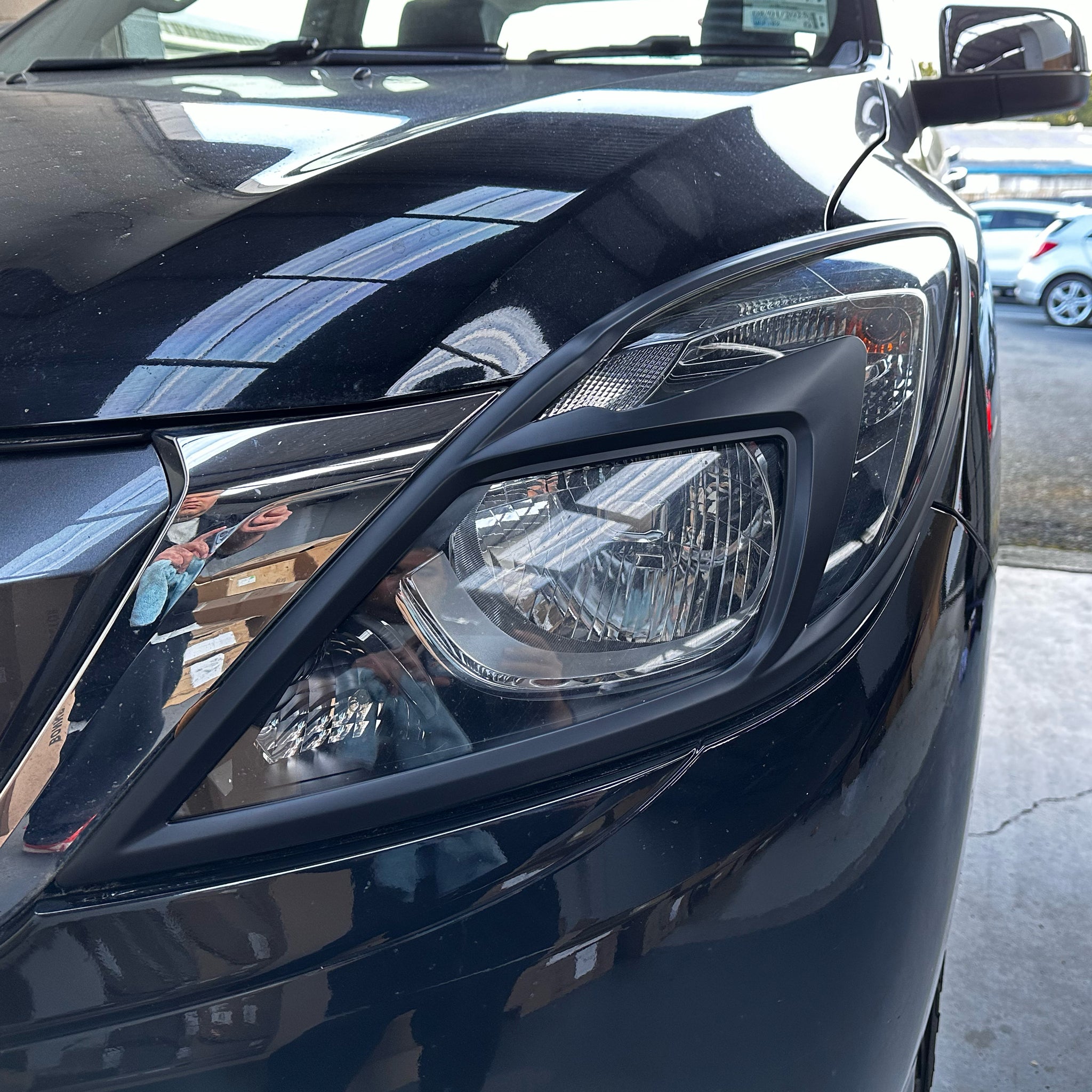 Headlight Covers Mazda BT-50 2012-2020 Matte Black