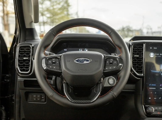 Carbon Fiber Interior Trim Cover for Ford Ranger 2022+ New Ranger