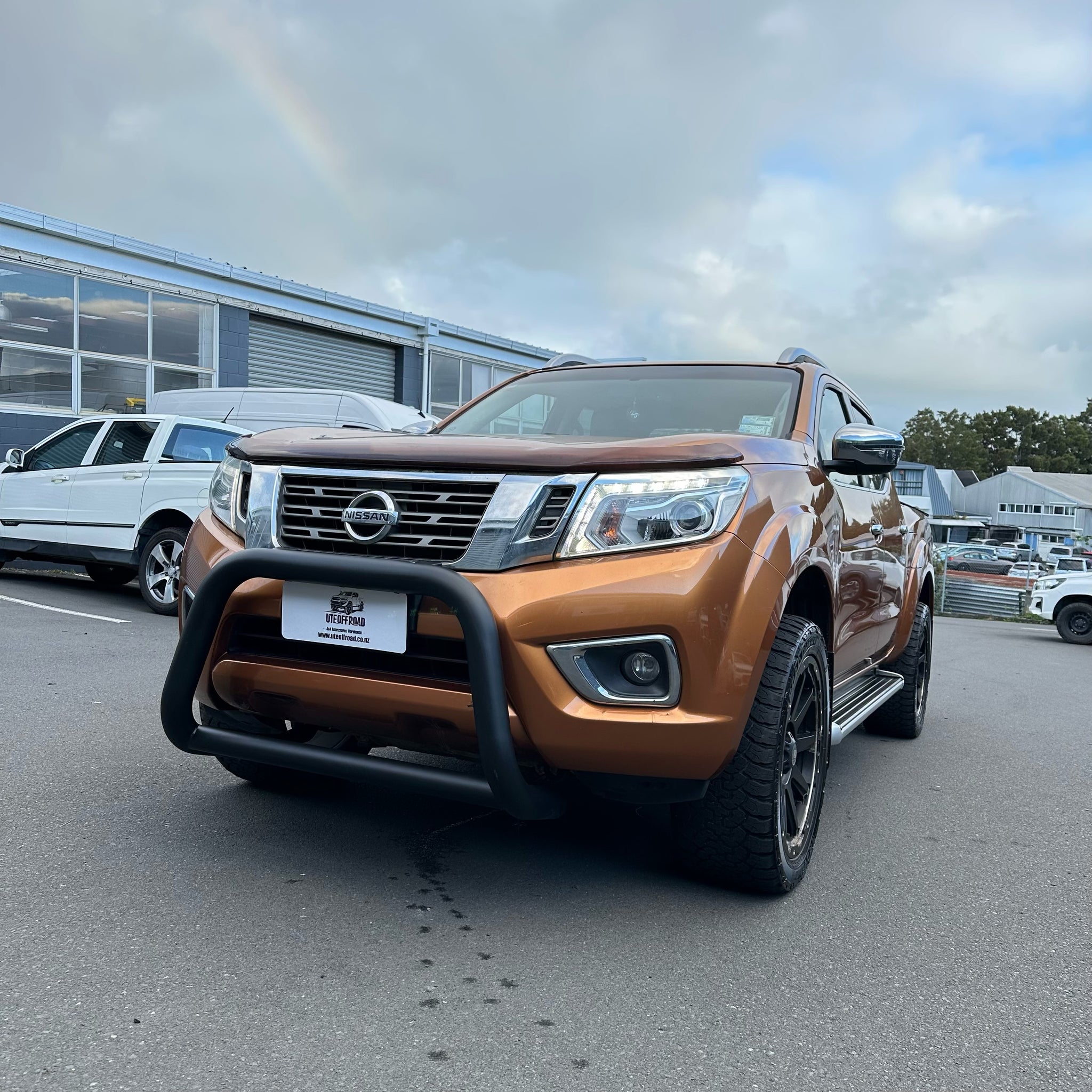 Nudge Bar Nissan Navara NP300 2015-2020 Matte Black