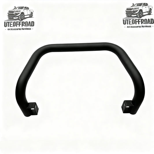 Nudge Bar (Compatible Front Sensors) Nissan Navara D40 2005-2015 Matte Black W2