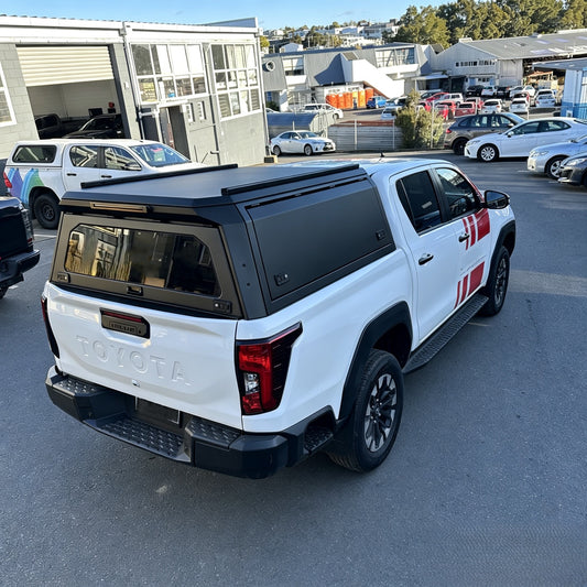 Premium Aluminium Canopy with Rear View Glass for Toyota Hilux 2026+ SR5/SR5 Cruiser Double Cab