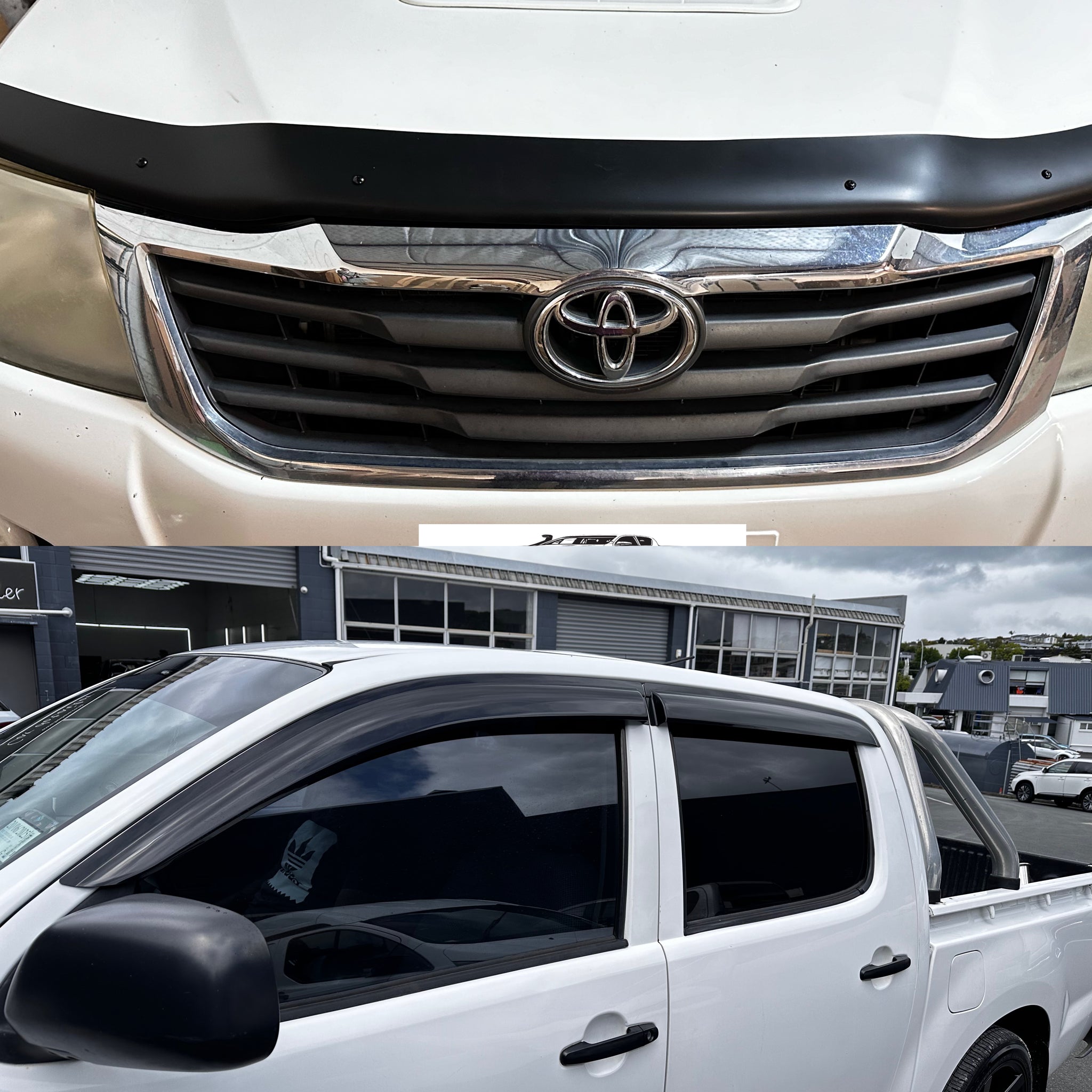 Monsoon and Bonnet Guard Toyota Hilux Vigo 2012-2015