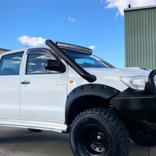Snorkel Toyota Hilux Vigo 2005-2015 Black Stainless Steel