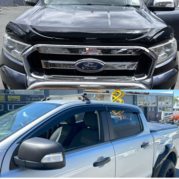 Monsoon and Bonnet Guard Aftermarket Style Ford Ranger PX2 PX3 2016-2021