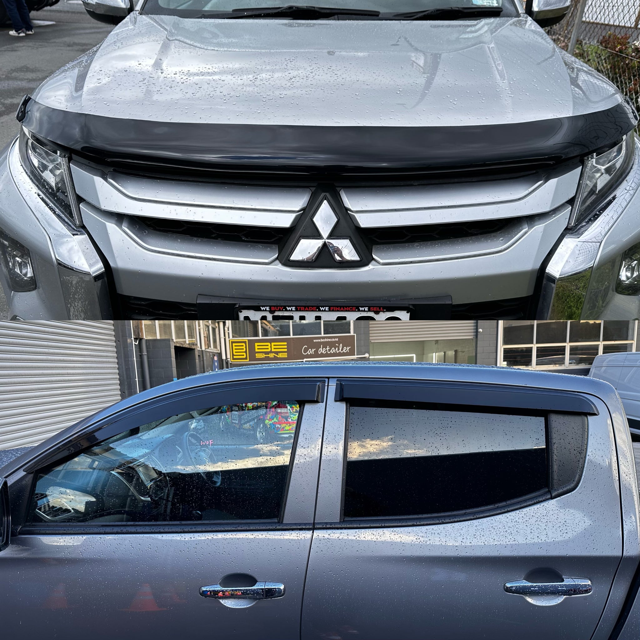 Monsoon and Bonnet Guard OEM Style Mitsubishi Triton 2019-2023