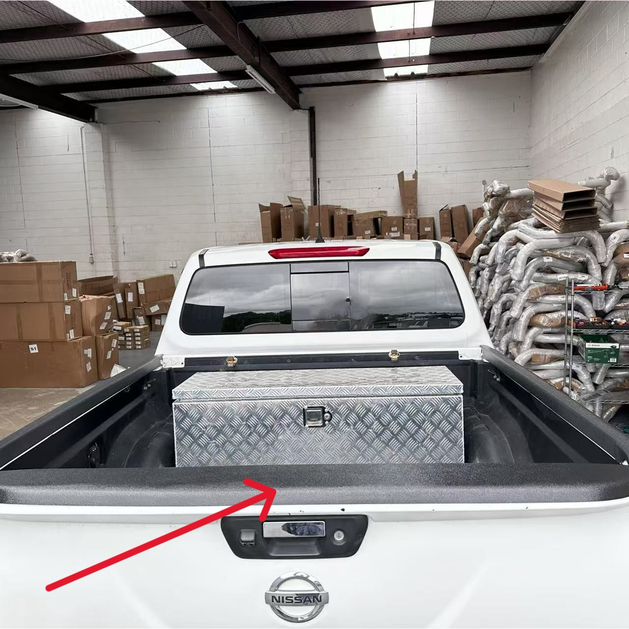 Tailgate Cover for Nissan Navara NP300 2015-2020 Textured Black