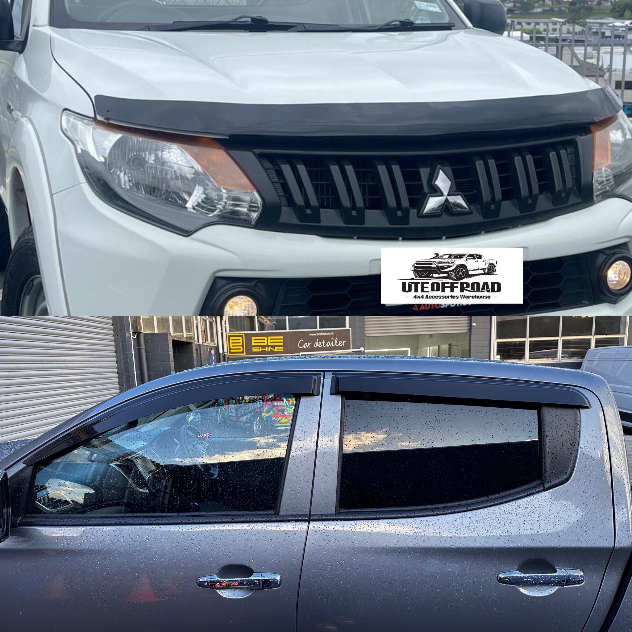 Monsoon and Bonnet Guard Mitsubishi Triton 2015-2018