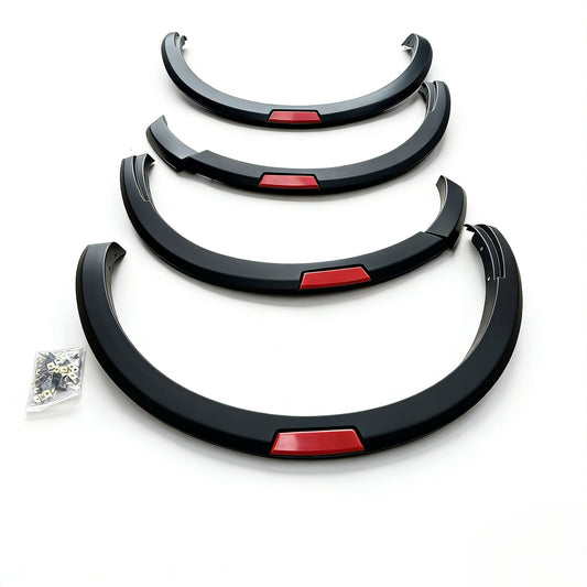 Fender Flare Nissan Navara 2021+ OEM Style Matte Black with Red Layer