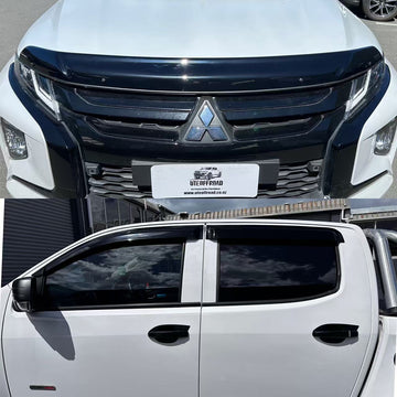 Monsoon and Bonnet Guard Aftermarket Style Mitsubishi Triton 2019-2023