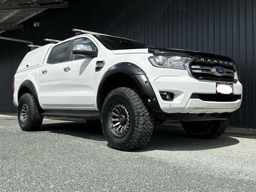 Fender Flare Ford Ranger PX3 2019-2021 Bolt Style Matte Black with Sensor Holes