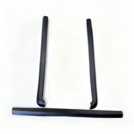 Bedside Rail Covers-3 Piece Set Ford Ranger PX1/2/3 2012-2021 Textured Black