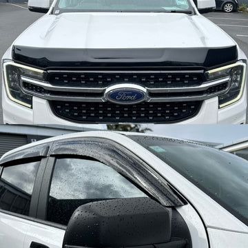 Monsoon and Bonnet Guard Ford Ranger 2022+ New Ranger Aftermarket Style
