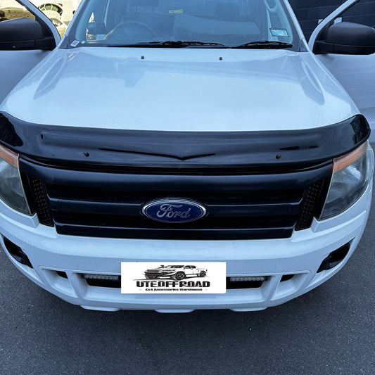 Monsoon and Bonnet Guard Aftermarket Style Ford Ranger PX1 2012-2015 Super Cab