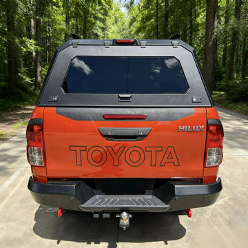 Aluminium Canopy with Rear View Glass for Toyota Hilux 2015-2025 SR5/SR5 Cruiser Double Cab