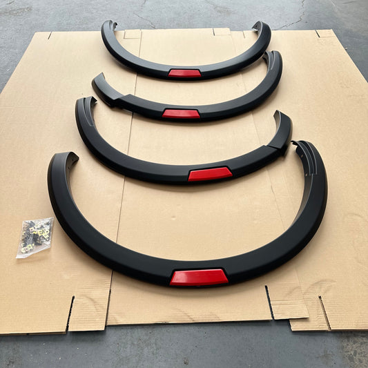 Fender Flare Nissan Navara NP300 2015-2020 OEM Style with Red layer Surface