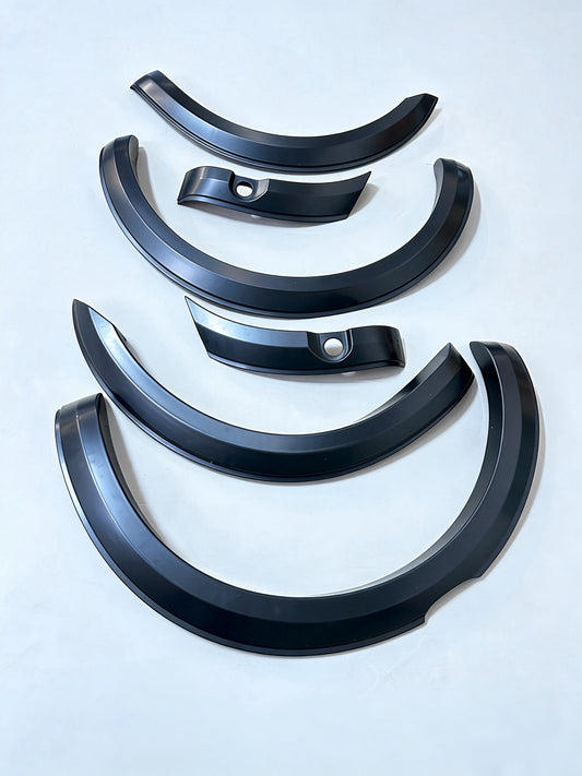 Fender Flare 4-Inch Ford Ranger PX3 2019-2021 Smooth Style with Senor Hole Matte Black