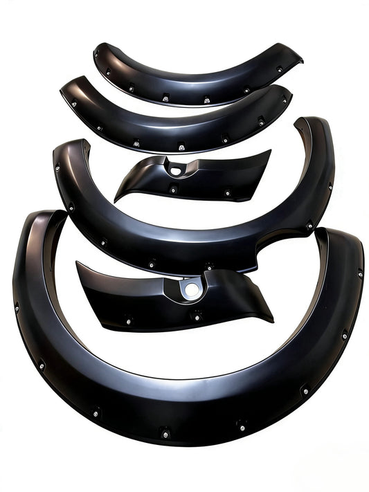 Fender Flare 6-Inch Ford Ranger PX3 2019-2021 Bolt Style Smooth Black with Sensor Holes