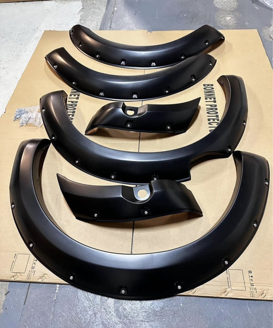 Fender Flare 6-Inch Ford Ranger PX3 2019-2021 Bolt Style Smooth Black with Sensor Holes