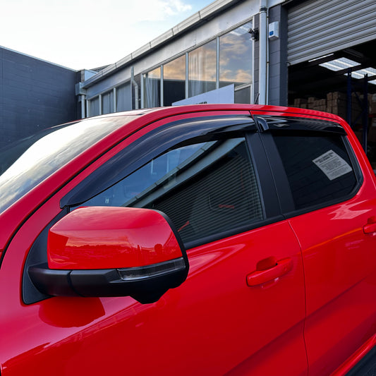 DOOR VISORS/ WINDOW MONSOONS Weather Shields Ford Ranger 2022+ New Ranger