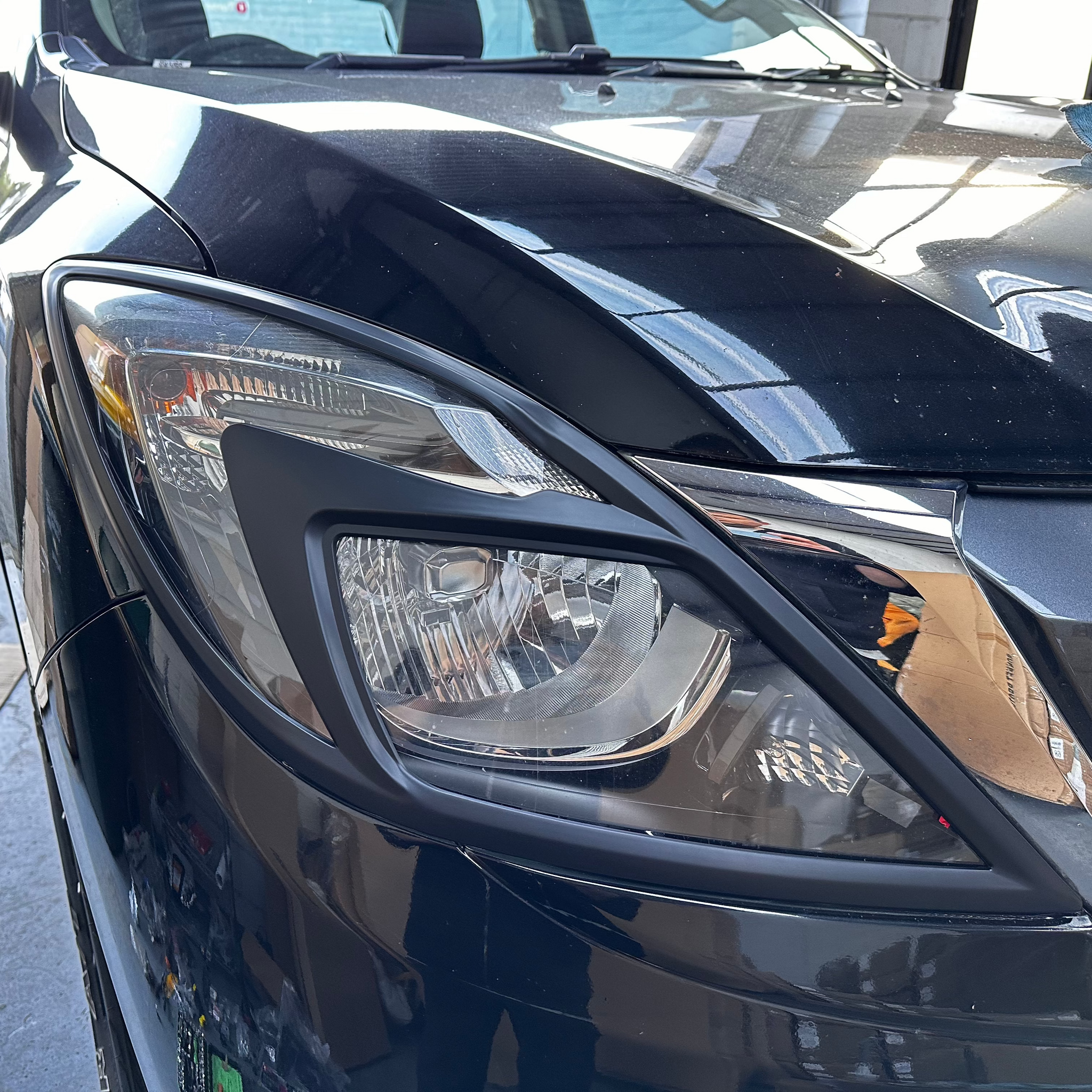 Headlight Covers and Taillight Covers Mazda Bt-50 2012-2020 Matte black
