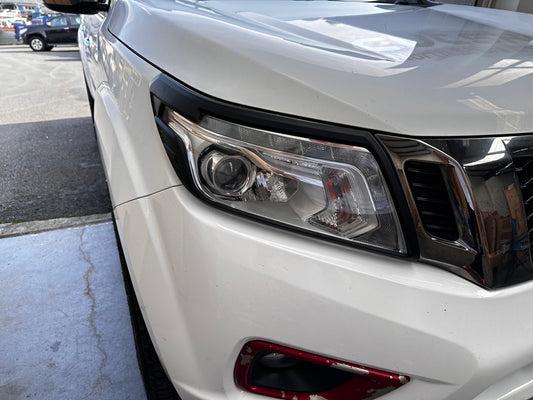 Headlight Covers and Taillight Covers Nissan Navara 2021+ SL Matte black