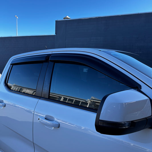 DOOR VISORS/ WINDOW MONSOONS Weather Shields Volkswagen Amarok 2023+ New Amarok