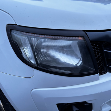 Headlight Covers and Taillight Covers Ford Ranger 2012-2015 PX1 Matte black