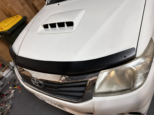 Bonnet Guard Matte Black and Monsoon Toyota Hilux 2012-2015