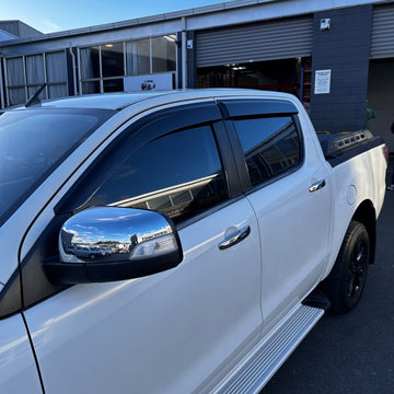 DOOR VISORS/ WINDOW MONSOONS Weather Shields Mazda BT-50 2012-2020