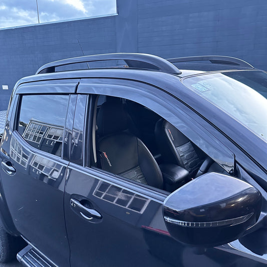 DOOR VISORS/ WINDOW MONSOONS Weather Shields Nissan Navara NP300 2015-2020/2021-2025