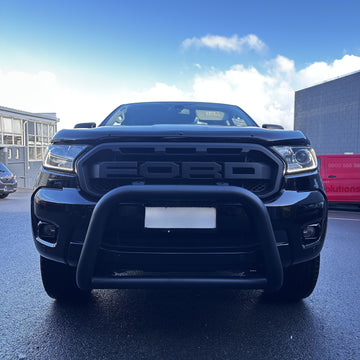 Stainless Steel Nudge Bar Ranger Px1/2/3 2012-2021 / Everest 2015-2021 (Compatible Front Sensors) Matte Black