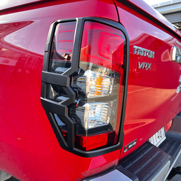 Taillight Covers Mitsubishi Triton 2019-2023 Matte black