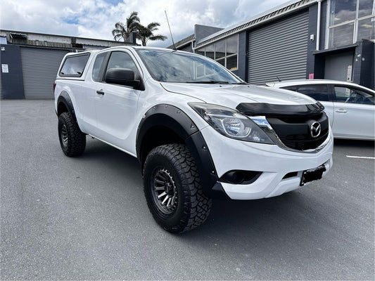 Fender Flare 6-Inch Mazda BT-50 2012-2020 Bolt Style Matte Black