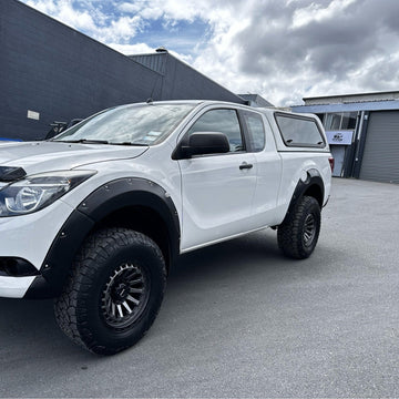 Fender Flare 6-Inch Mazda BT-50 2012-2020 Bolt Style Matte Black