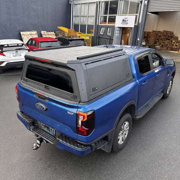 Premium Aluminium Canopy with Rear View Glass for Ford Ranger 2022+ Next Gen Double Cab