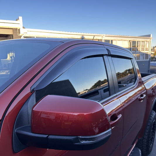 DOOR VISORS/ WINDOW MONSOONS Weather Shields Ford Ranger 2022+ New Ranger