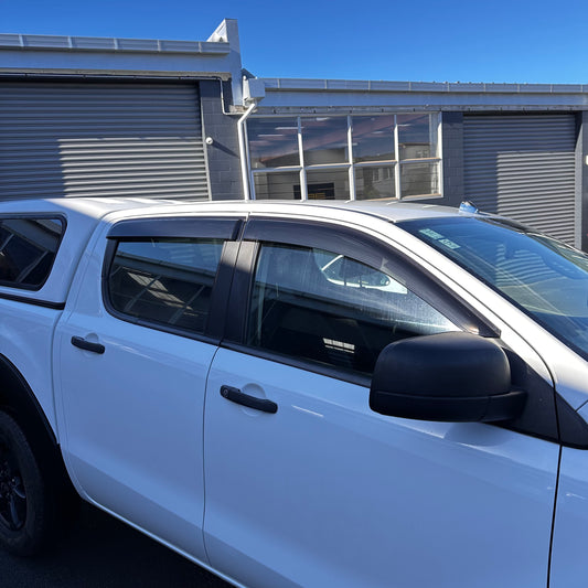 DOOR VISORS/ WINDOW MONSOONS Weather Shields Mazda BT-50 2012-2020