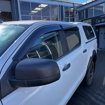 DOOR VISORS/ WINDOW MONSOONS Weather Shields Mazda BT-50 2012-2020
