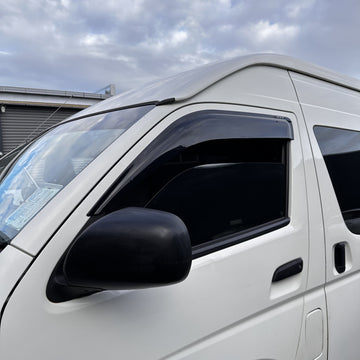 DOOR VISORS OEM Style/ MONSOONS Weather Shields Toyota Hiace 2005-2019