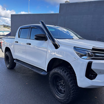 Snorkel Toyota Hilux 2015-2025 Black Stainless Steel